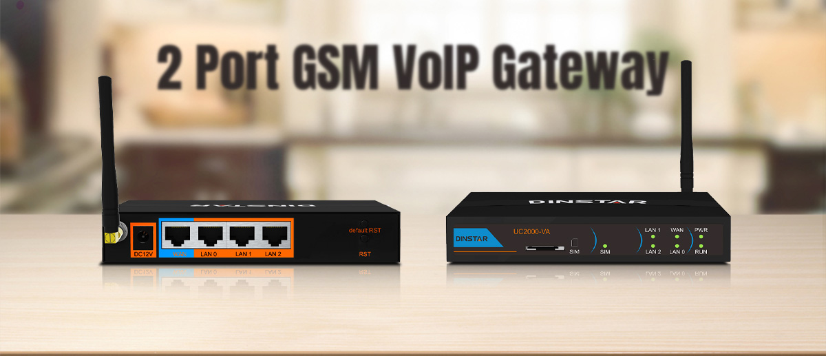 Dinstar 2-Port GSM VoIP Gateway